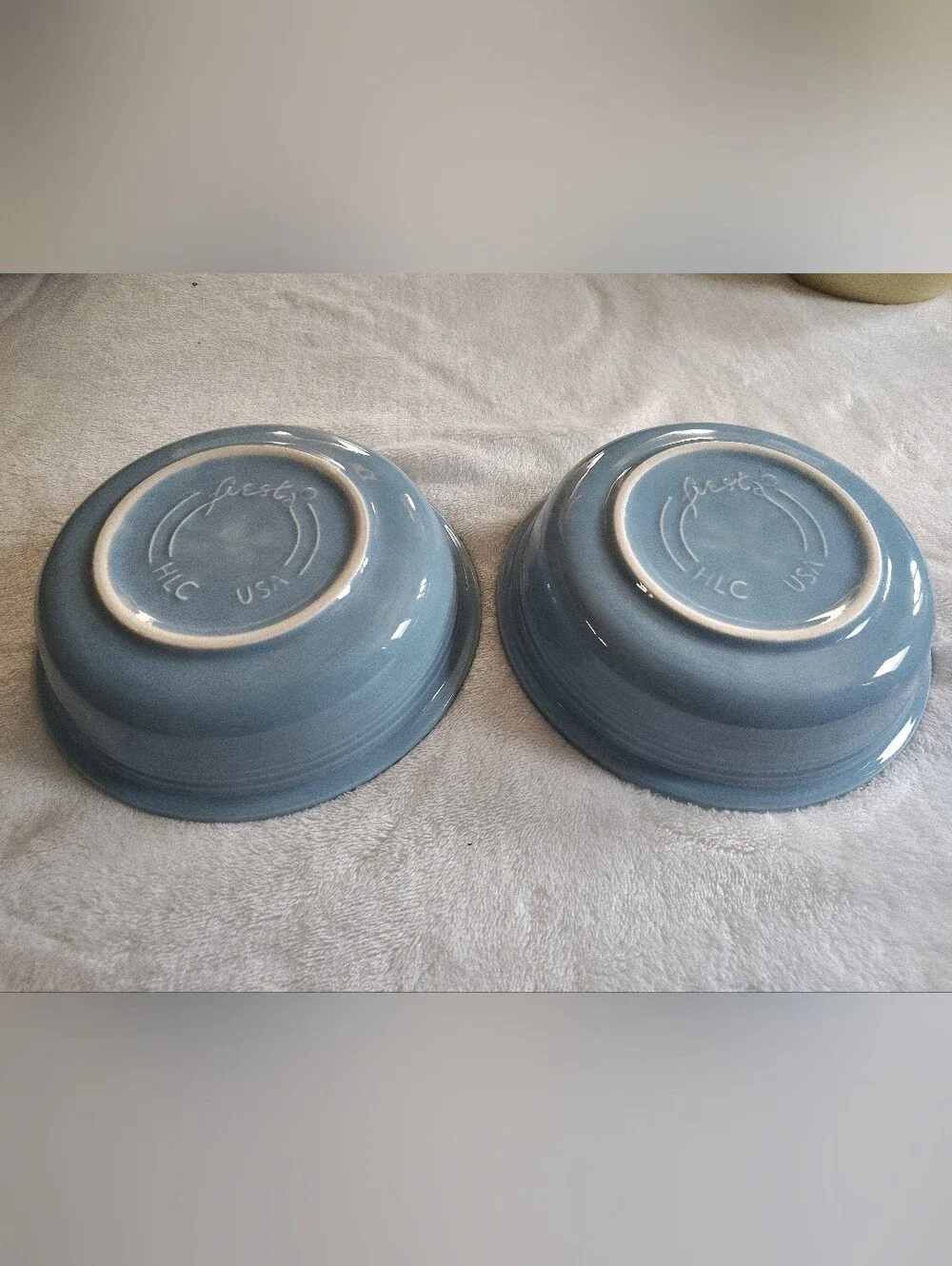 Fiestaware Periwinkle Blue Soup/ Cereal Bowl 7” Set Of 2
